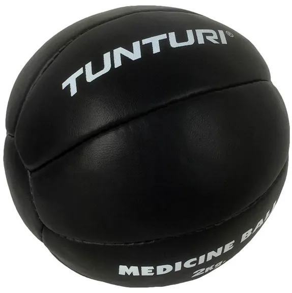 Tunturi medisinball lær 2 kg.